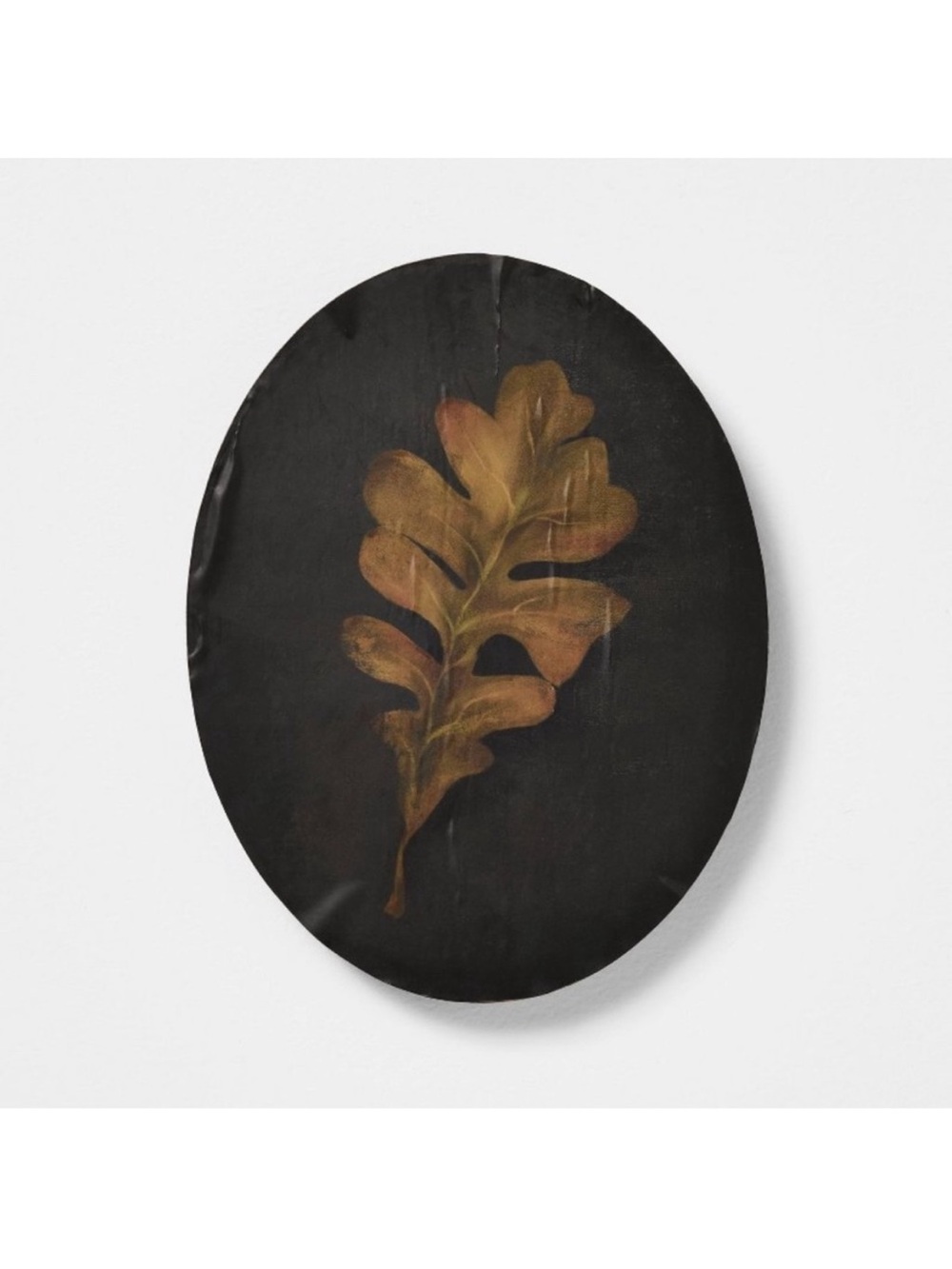 Studio McGee Moody Leaf Painted Board Wall Art